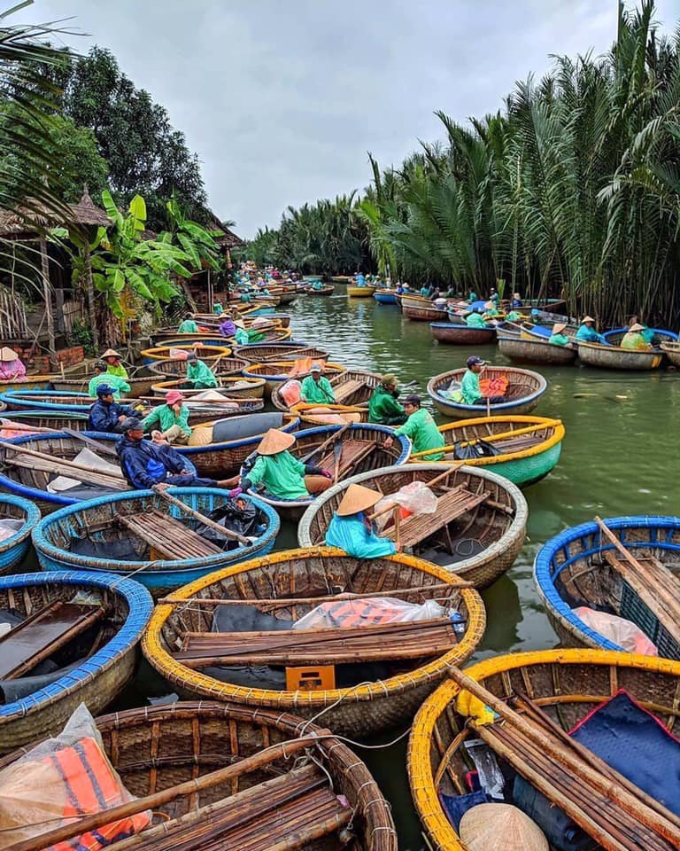 hoi an Basket boats